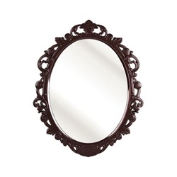 Зеркало в рамке "Ажур" (585х470мм) темно-коричневый (уп.7) М4520 г.Октябрьский