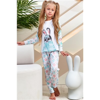 Пижама Juno AW21GJ547A Sleepwear Girls зайчонок