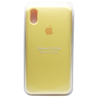 Силиконовый чехол для Айфон XS Max - (Золотой)