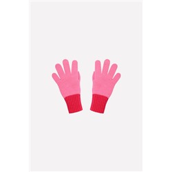 Перчатки  для девочки  К 134/ш/ярко-розовый,розовый