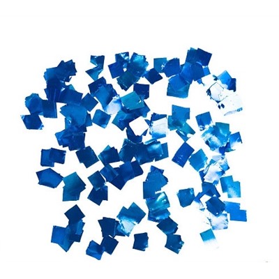 Конфетти "Квадрат" Металлизированное, Голубой 6х6 мм