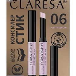 Claresa So Matchy Консилер стик тон 06 Anti Yellow