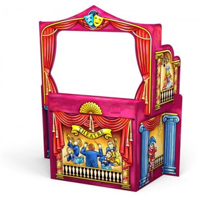 Игровой домик для раскрашивания Artberry/Puppet Theatre/больш/карт. короб. 42959 ErichKrause