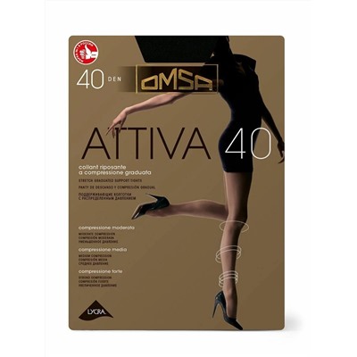 OMS-Attiva 40/10 Колготки OMSA Attiva 40