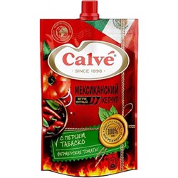 Кетчуп Calve Мексиканский с перцем табаско 350 г / Calve