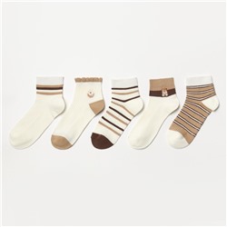 Набор укороченных женских носков MINAKU, р-р 36-41 (23-27 см)