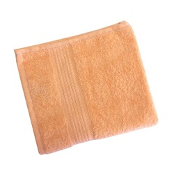 Махровое гладкокрашеное полотенце 70*140 см 460 г/м2 (Персик)