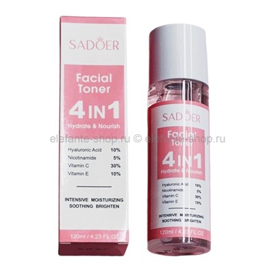 Тонер для лица Sadoer Facial Toner 4in1 120ml (106)