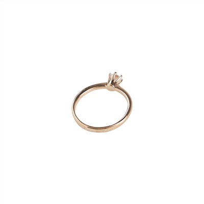 "Шолемо" кольцо в золотом покрытии из коллекции "Капель" от Jenavi