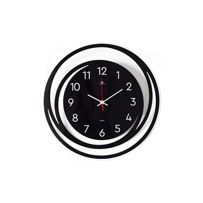 Часы настенные прозрачные d-39 см, открытая стрелка "Спираль" 4041-014W (5)