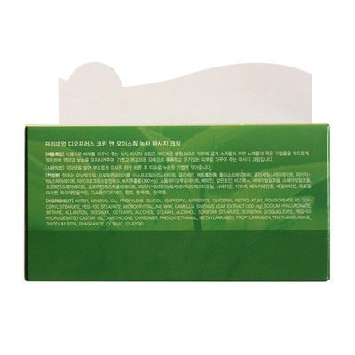 Крем массажный PREMIUM DEOPROCE CLEAN & MOISTURE GREEN TEA, 300 гр