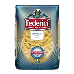 Макароны Federici спиральки (fusilli) №042, 500г