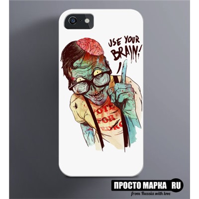 Чехол на iPhone USE YOUR BRAIN