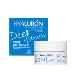 Belkosmex Крем д/лица 30+ Интенсив.увлажн.свежесть Hyaluron Deep Hydration 48г.24