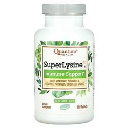 Quantum Health, Super Lysine +, Иммунная поддержка, 180 таблеток