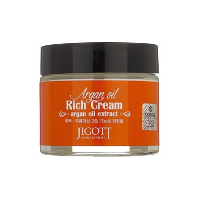 Крем для лица Jigott Argan Rich Cream  с маслом арганы