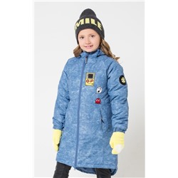 ВК 38041/1 ГР пальто для девочек, серый