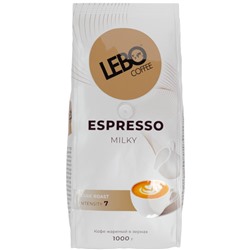 Кофе Lebo Espresso Milky в зернах темн. обжар., 1кг