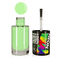 Лак для ногтей TF COLOR GEL, тон 316/ NEON/ Tropic Green/тропически-зеленый яркий 8мл