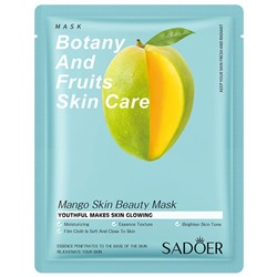 Увлажняющая маска для лица с экстрактом манго SADOER Mango Skin Beauty Mask, 25 гр