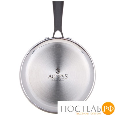 947-100 КОВШ С КРЫШКОЙ 1,4Л IRON CHEF AGNESS 16*7,5СМ