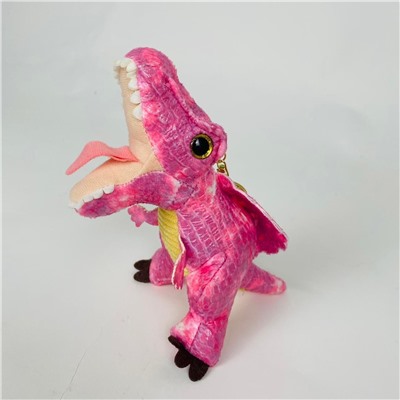 Мягкая игрушка брелок Спинозавр 16 см