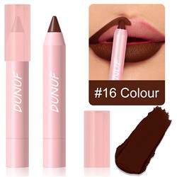 Матовая помада-карандаш DUNUF matte lipstick crayon 16