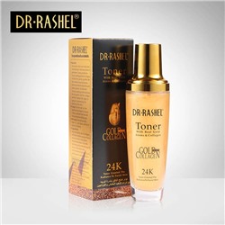 DR.RASHEL  Тонер для лица 24K GOLD and COLLAGEN Сияние кожи ЗОЛОТО и КОЛЛАГЕН  120мл  (DRL-1182), 5.001