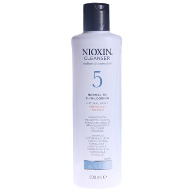 Nioxin система 5 очищающий шампунь 300мл мил