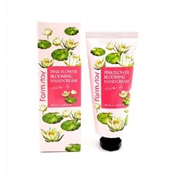 Крем для рук Farm Stay Pink Flower Blooming Hand Cream Water Lily 100ml