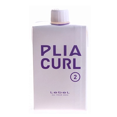 Lеbеl pliа curl 2 лосьон для химической завивки волос средней жесткости шаг 2 400мл