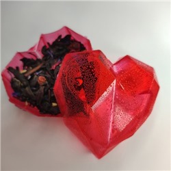 Хрустальное сердце (чайная бомбочка с фруктовым ароматизированным чаем) 1 шт
