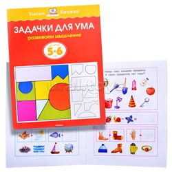 Умная книжка 5-6 лет. Задачки для ума.