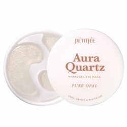 Petitfee Охлаждающие патчи от морщин и отеков Aura Quartz Hydrogel Eye Mask Pure Opal, 40шт