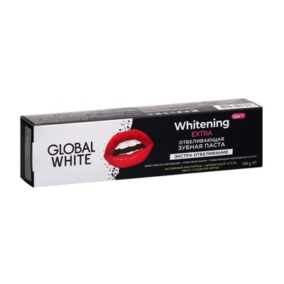 Зубная паста Global White Extra Whitening, отбеливающая, 100 г