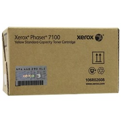 Тонер Картридж Xerox 106R02608 желтый для Xerox Phaser 7100 (4500стр.)