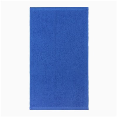 Салфетка махровая 30х50см, синий, 360 г/м2, хл100%