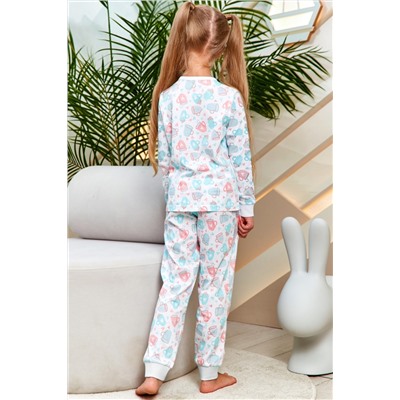 Пижама Juno AW21GJ547A Sleepwear Girls зайчонок