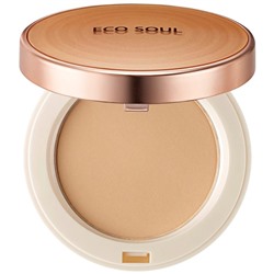 Пудра компактная 23 тон Eco Soul Perfect Cover Pact 23 Natural Beige, 11 гр