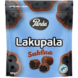 Лакричные конфеты в шоколаде Panda Lakupala suklaa lakritsi 180 гр