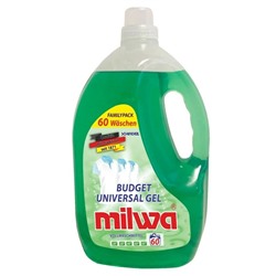 Гель для стирки Milwa Budget UNIVERSAL Универсальный 3 л, (60 стирок) 1283