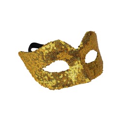 Маска карнавальная "Загадка" (КРК-5850) золотая