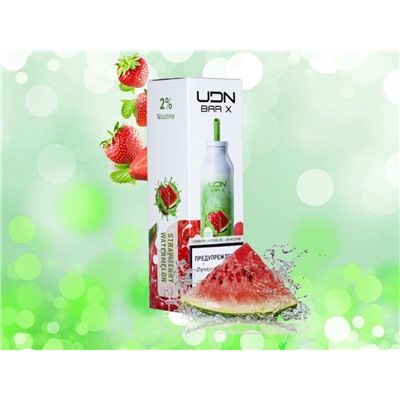 UDN BAR X Double Strawberry Watermelon 7000 тяг