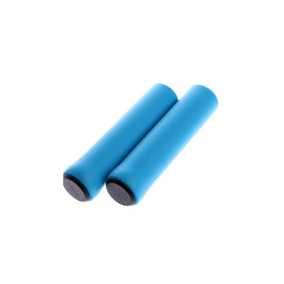 Грипсы силиконовые 130мм цвет синий 2шт/250уп/ OPP bag
