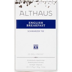 Чай Althaus Deli Packs English Breakfast 20 пакx1,75гр/уп