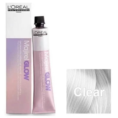 Стойкая краска Majirel glow, 50 мл, оттенок clear, Прозрачный