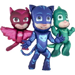 Шар Ходячая фигура, Герои в масках в упаковке / PJ Masks