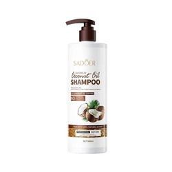 SADOER  Шампунь COCONUT OIL Контроль жирности, от Перхоти Масло КОКОСА  500мл  (SD-56051)