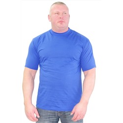 Футболка однотонная, 5xl (василек)