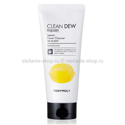 Пенка Tony Moly Clean Dew LEMON Foam Cleanser (125)